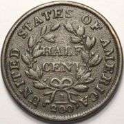 1803 Draped Bust Half Cent