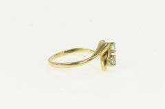 14K Yellow Gold 0.50 Ctw Two Diamond Vintage Engagement Ring