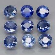 Heated only! 4.23ct top blue sapphire set