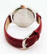 Big Numbers Geneva Watch w/ Mother of Pearl Face & Genuine Leather Strap