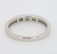 Channel Set Diamond Band in 14k White Gold