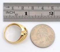 Fashionable 14k Bezel Set Diamond Ring