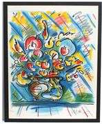 Peter Max plate signed offset lithograph, limited edition