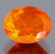Vibrant top color 2.36ct bright orange Fire Opal