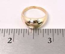 Amazing Dome Ring In 14K Yellow Gold