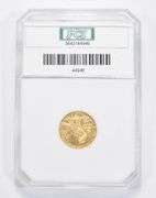 MS67 1927 $2.50 Indian Head Gold Quarter Eagle - Graded PCI