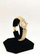 Ladies Geneva & Gemstone Watch, 18kt Yellow Gold Plated