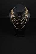 14K SOLID GOLD 3mm -16" - ROPE CHAIN / TWISTED CHAIN