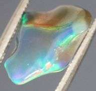 High fire collectors 2.68ct free form black Opal vein