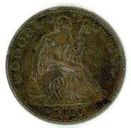 1845 Liberty Seated Half Dollar