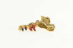 14K Yellow Gold 3D Old Lady Shoe Mother Goose Charm/Pendant