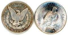 Two Different US Silver Dollars: 1881-S and 1922