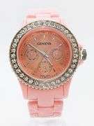 Fancy Pink Geneva & Gemstone Watch