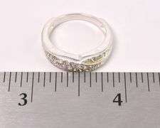 CZ Ring In Sterling Silver