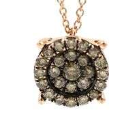 0.50ctw Chocolate Diamond Pendant Necklace in 10K