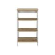 Jannes Linen Cabinet White/Light Oak