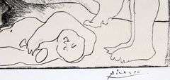 Extremely rare Picasso signed in the plate original etching