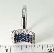 Pretty Gradiating Shades of Sapphires in a Fascinating 14K Ring