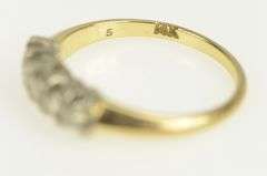 14K Yellow Gold 0.40 Ctw Diamond Classic Wedding Band Ring