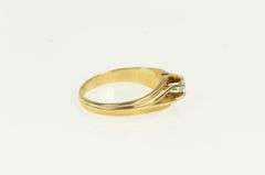 14K Yellow Gold 0.20 Ct Old Mine Cut Diamond Engagement Ring