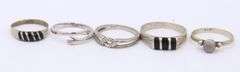 Group Lot of Vintage 925 Sterling Silver Jewelry