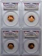 2009-S PCGS PR69 RD DCAM Lincoln Penny 1C US Coin (lot of 4)