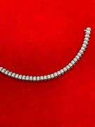CERTIFIED 14K WHITE GOLD AND DIAMOND BRACELET