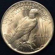 1922 Peace Silver Dollar BU