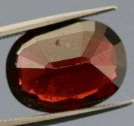 Stunning 5.63ct untreated cherry red Rhodolite Garnet