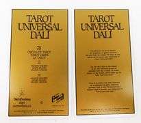 Vintage Dali Tarot Cards w/Box & Instructions