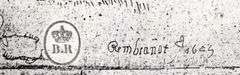 Rembrandt, original rare edition gravure