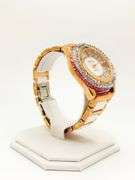 Gorgeous Ceramic and Gemstone Geneva Watch