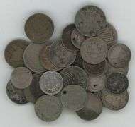 Estate Lot with a little over 30 Old US Type Coins 1c to 10c