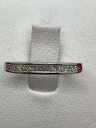 14K BRAND NEW WHITE GOLD AND DIAMOND