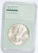 MS63 1935-S Peace Silver Dollar - Graded NTC