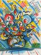 Peter Max plate signed offset lithograph, limited edition