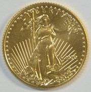 Superb Gem BU 2010 $5 American Gold Eagle coin