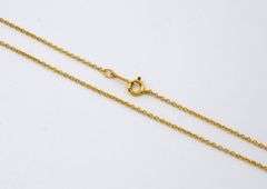 Useful 14k Strong Cable Link Necklace