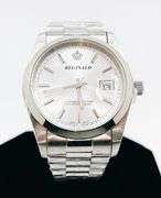 Men's Stainless Steel Classic Diver Watch w/ Day Date