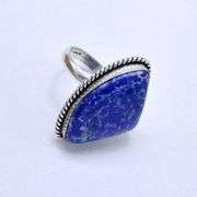 Natural 7Ct Blue Lapis Lazuli Ring