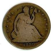 1859-O Liberty Seated Half Dollar