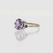 Breathtaking 4.5 Ct Russian Lab Alexandrite Ring