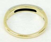 Vintage 14K Band with 7 Diamonds, Size 6