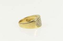 10K Yellow Gold 0.50 Ctw Pave Diamond Statement Band Ring