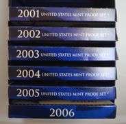 2001-2006  US Proof Sets