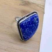 Natural 7Ct Blue Lapis Lazuli Ring