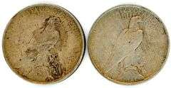 2 Different Peace Silver Dollars: 1923 & 1924