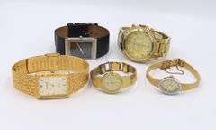 Group of Micheal Kors, Helbross, Bering, Seiko and Genevex Watches