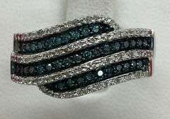 CERTIFIED BRAND NEW 14K WHITE GOLD AND DIAMOND RING
