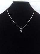 Natural 3.5 Ct Midnight Blue Sapphire Pendant
